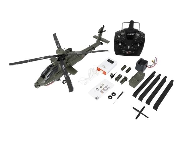 Amewi Apache AH-64D CP helikopteri 6G/3D RTF vihreä 16+