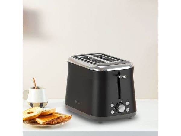 Tefal Collection TT7208E0, 2 skiver, Svart, Knapper, Rotasjon, 850 W, 220 - 240 V, 50 - 60 Hz