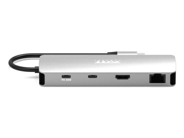 PORT TRAVEL - Dokkingstasjon - USB-C - HDMI - 1GbE