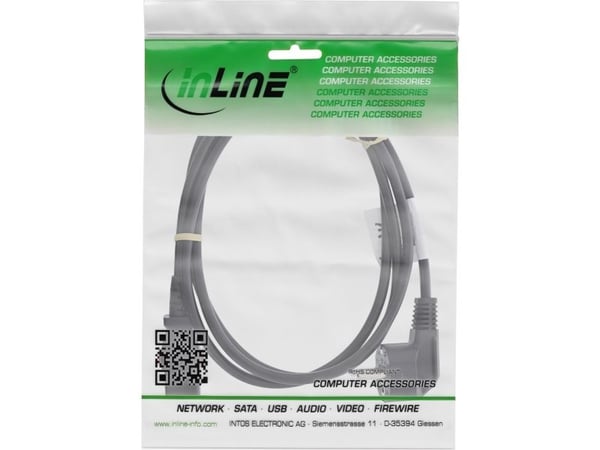 InLine 16951L, 1 m, IEC C13, CEE7/7, H05VV-F 3G0.75