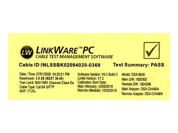 InLine B-76814Y, 1,5 m, Cat6a, S/FTP (S-STP), RJ-45, RJ-45, Gult