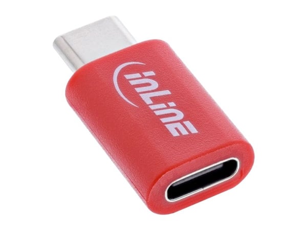 InLine 31650, USB-C, USB-C, Rød