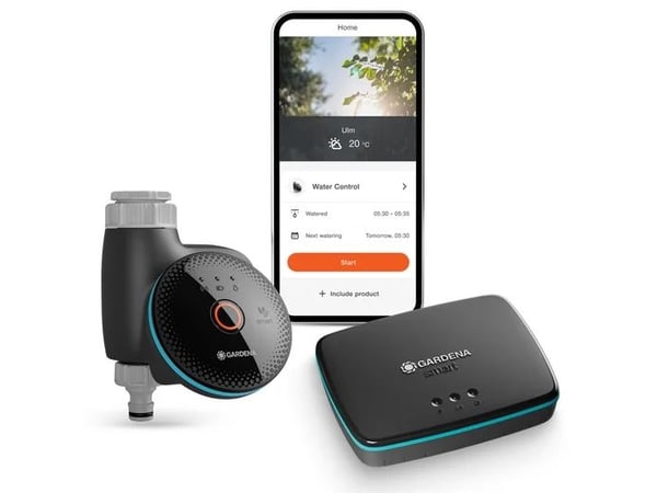 Gardena smart bevattningsdator med gateway, set