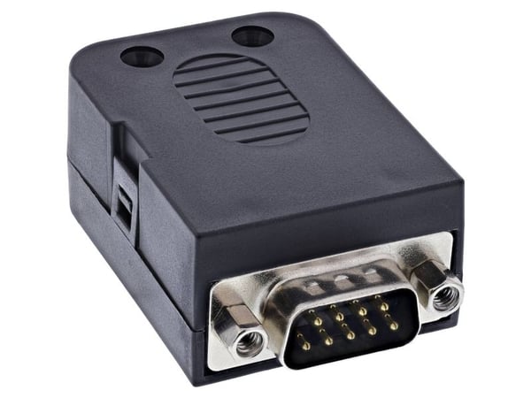 InLine D-Sub 9 breakout terminalblokk - plugg - skrueklemme (92501J)