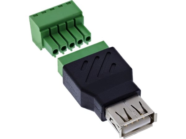 InLine USB-A-liitäntä liitäntään - 5-nastainen - ilman kaapelia (92504B)