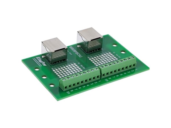 InLine terminalblokk - 2x RJ45 hunn - rett - for DIN-skinne (92505C) InLine terminalblokk - 2x RJ45 hunn - rett - for DIN-skinne (92505C)
