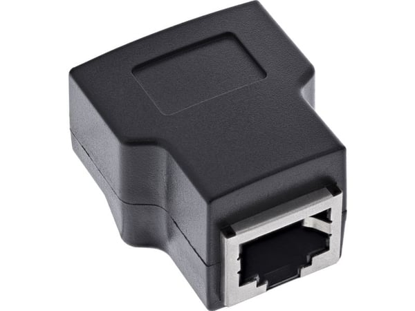 InLine RJ45-bøsning til terminalblokk - 8-polet - push-in-klemme (92505E)