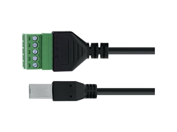 InLine USB-B-liitin liittimeen - 5-nastainen - kaapelin kanssa (92504I)