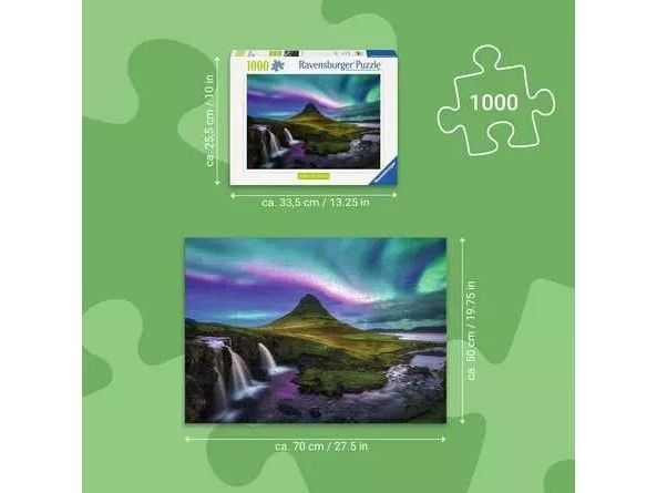 Ravensburger 12001744, 1000 styck, Liggande, 14 År