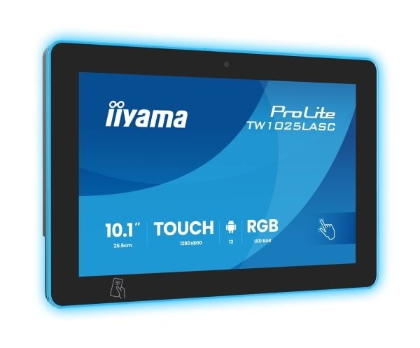 iiyama ProLite TW1025LASC-B3PNR - Android PC - berøringspanel-PC 1 RK3568 - RAM 4 GB - SSD - eMMC 32 GB - Mali-G52 - Gigabit Ethernet, Bluetooth 5....