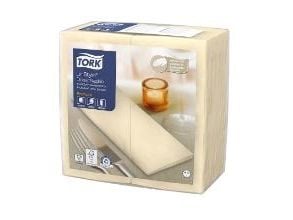 Serviet Tork Linstyle 39x39cm 1/8-fold Creme,14 pk x 50 stk/krt