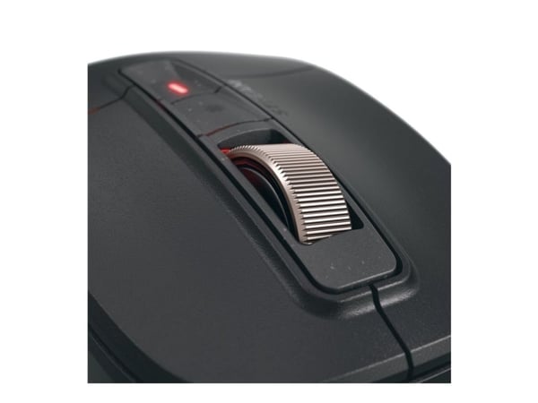 CHERRY STREAM Ultimate - Mus - ergonomisk - høyrehendt - optisk - 7 knapper - trådløs, kablet - 2.4 GHz, Bluetooth 5.2 - USB trådløs mottaker - svart
