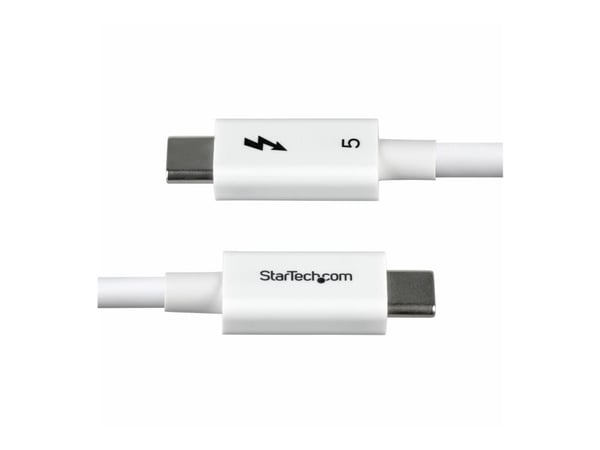 StarTech - USB-kabel - USB-C (hann) til USB-C (hann) - USB4 / Thunderbolt 3 / Thunderbolt 4 / Thunderbolt 5 / DisplayPort 2.1 - 1 m - passiv, 8K 60...