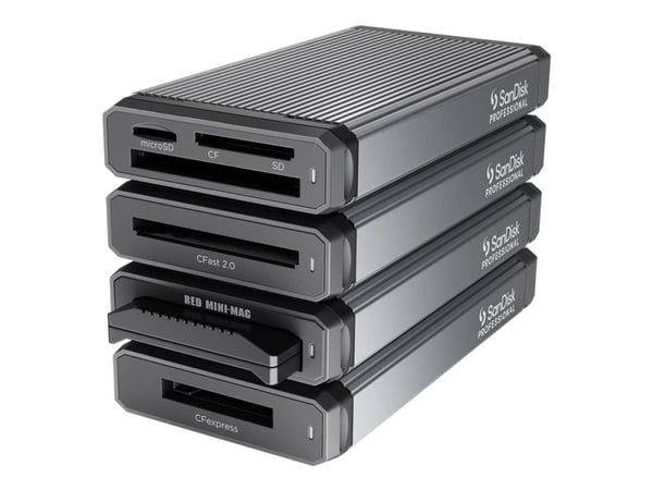 SanDisk Professional PRO-READER - Kortleser (SD, microSD, CF) - USB-C 3.2 Gen 1