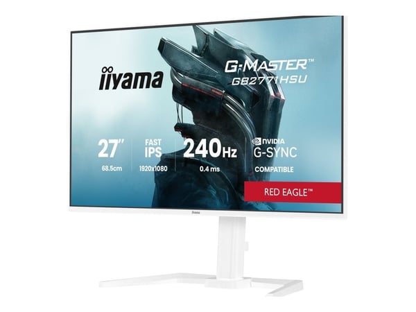 iiyama G-MASTER Red Eagle GB2771HSU-W1 - LED-skjerm - gaming - 27" - 1920 x 1080 Full HD (1080p) @ 240 Hz - Fast IPS - 350 cd/m² - 1000:1 - HDR10 -...