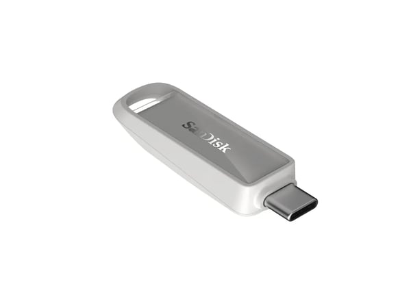 SanDisk Phone Drive - USB-flashstasjon - 1 TB - USB-C 3.2 Gen 1 - arktisk hvit