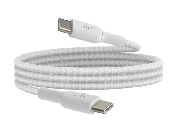 Belkin BoostCharge, 0,15 m, USB C, USB C, USB 2.0, Valkoinen