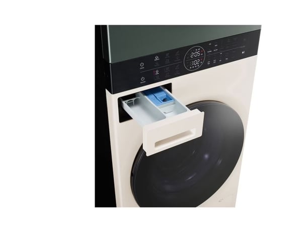 LG WT1210EGF, Edestä täytettävä, Vapaasti seisova, Vihreä, Valkoinen, Vasen, Musta, Kosketus