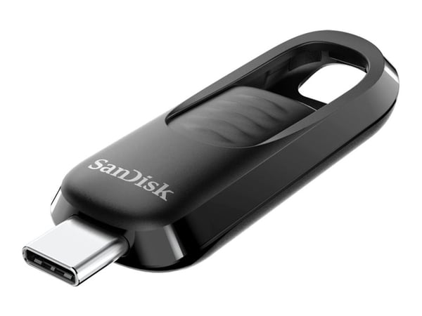SanDisk Ultra Slider - USB-flashstasjon - 64 GB - USB-C 3.2 Gen 1