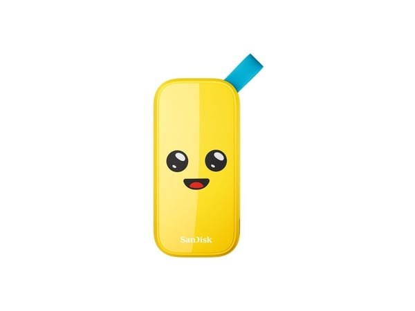 SanDisk Fortnite - Peely Edition - SSD - 2 TB - ekstern (bærbar) - USB 3.2 Gen 2