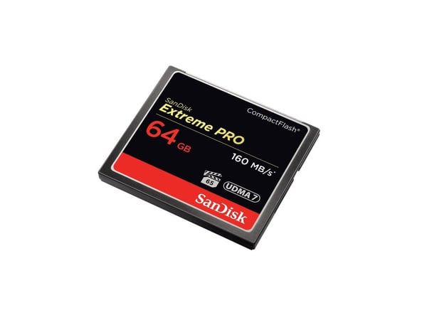 SanDisk Extreme Pro - Flashhukommelseskortti - 64 GB - 1000x/1067x - CompactFlash-levyjä
