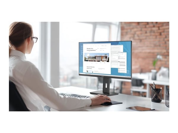 iiyama ProLite XB2797QSU-B1 - LED-skjerm - 27" - 2560 x 1440 QHD @ 75 Hz - IPS - 350 cd/m² - 1000:1 - 1 ms - 2xHDMI, DisplayPort - høyttalere - sva...