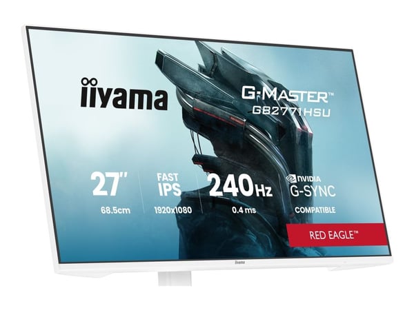 iiyama G-MASTER Red Eagle GB2771HSU-W1 - LED-skjerm - gaming - 27" - 1920 x 1080 Full HD (1080p) @ 240 Hz - Fast IPS - 350 cd/m² - 1000:1 - HDR10 -...