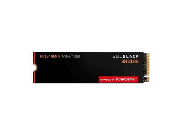 WD Black SN8100 - SSD - krypterat - 8 TB - inbyggd - M.2 2280 - PCI Express 5.0 x4 (NVMe) - TCG Opal Encryption 2.02