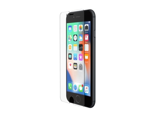 Belkin ScreenForce InvisiGlass Ultra - Skjermbeskyttelse for mobiltelefon - glass - for Apple iPhone 6, 6s, 7, 8, SE (2nd generation)