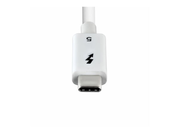 StarTech - Thunderbolt-kabel - USB-C (hann) til USB-C (hann) - USB4 / Thunderbolt 3 / Thunderbolt 4 / Thunderbolt 5 / DisplayPort 2.1 - 80 cm - hal...