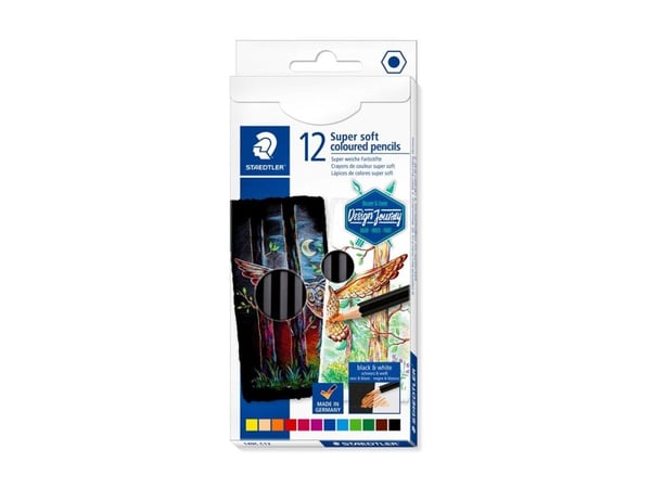 STAEDTLER 149C - Fargeblyant - super soft - assorterte farger (en pakke 12)