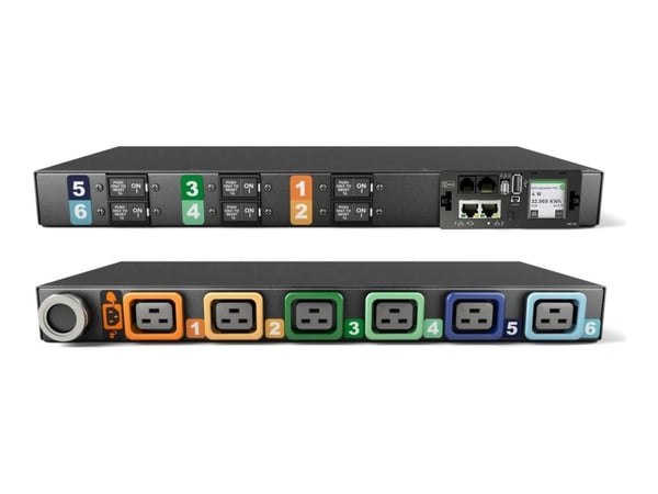 Vertiv PowerIT MG05M1R1-06L193-3PS56B2H10-S - Strømfordelerenhet (kan monteres i rack) - AC 230/400 V - 22 kW - 3-fase WYE - Ethernet 10/100/1000, ...