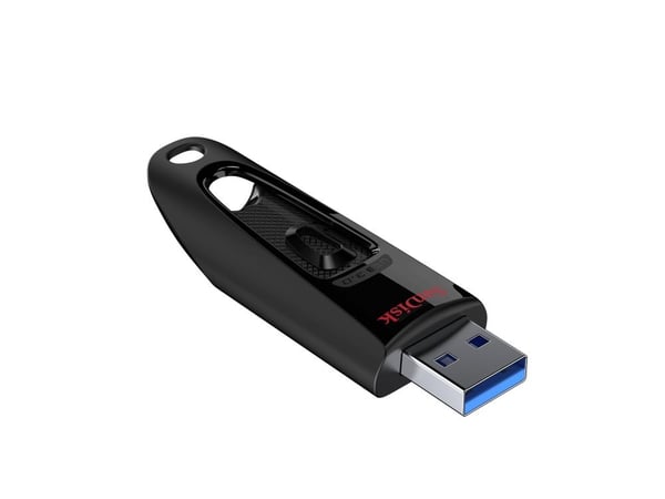 SanDisk Ultra - USB-flashstasjon - 64 GB - USB 3.0 - svart