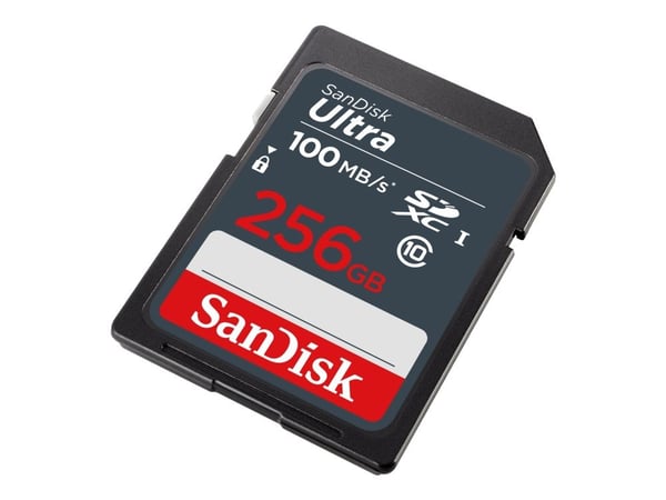 SanDisk Ultra - Flashminnekort - 256 GB - UHS Class 1 / Class10 - SDXC UHS-I
