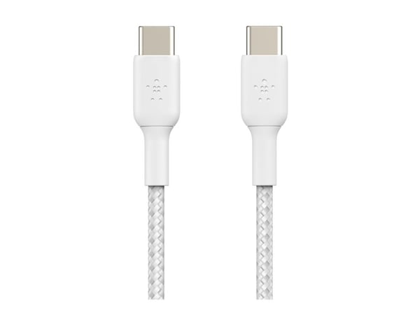 Belkin BoostCharge, 0,15 m, USB C, USB C, USB 2.0, Valkoinen