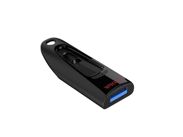SanDisk Ultra - USB-flashstasjon - 64 GB - USB 3.0 - svart