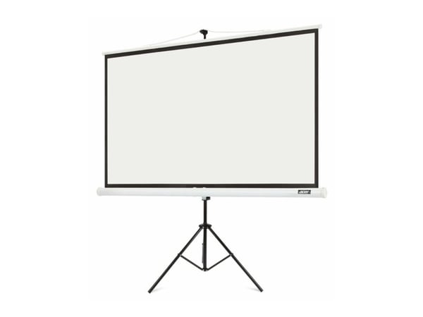 Acer T82-W01MW - Projeksjonsskjerm med tripod - 82.5" (210 cm) - 16:10 - hvit