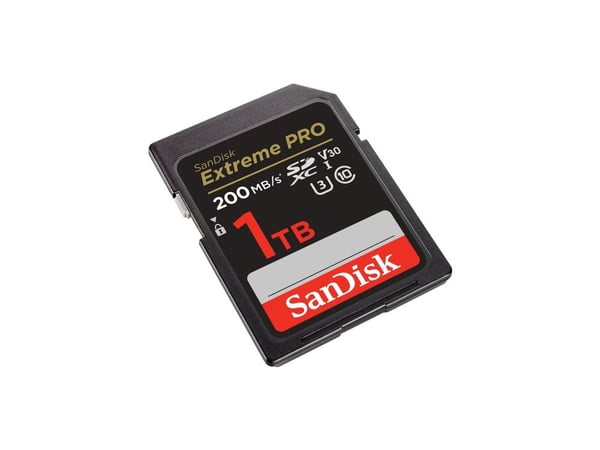 SanDisk Extreme Pro - Flashminnekort - 1 TB - Video Class V30 / UHS-I U3 / Class10 - SDXC UHS-I