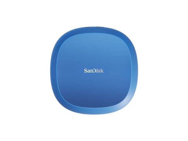 SanDisk Creator Desk Drive - SSD - 4 TB - ekstern (stasjonær) - USB 3.2 Gen 2 (USB-C kontakt) - blå stigning