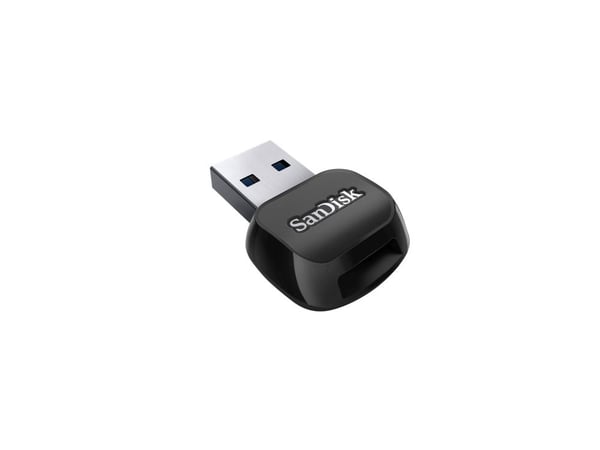 SanDisk QuickFlow - Kortleser (microSD, microSDHC, microSDHC UHS-I, microSDXC, microSDXC UHS-I) - USB 3.2 Gen 1