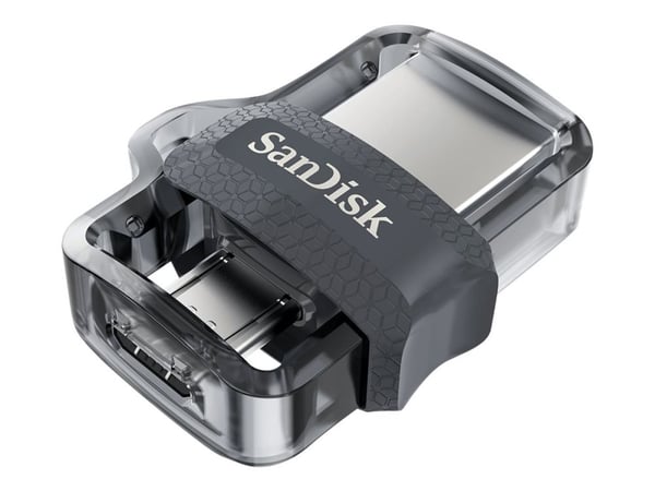 SanDisk Ultra Dual M3.0 - USB-minne - 256 GB - USB 3.0 / micro USB