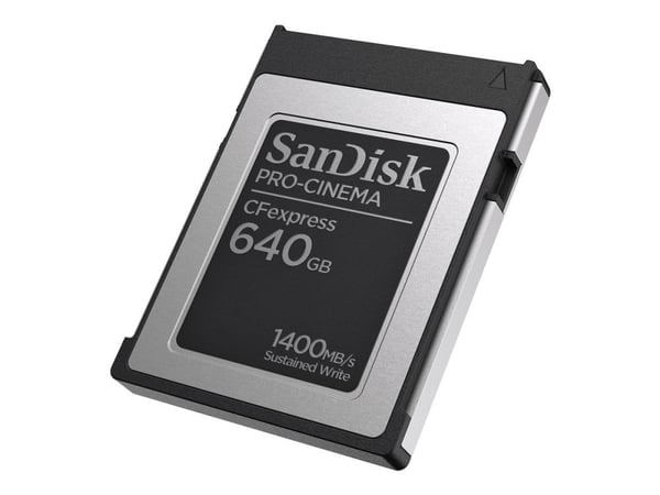SanDisk PRO-CINEMA - Flashhukommelseskortti - 640 GB - CFexpress Type B