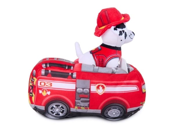 Paw Patrol 2-in-1 Vehicle Plush w/Marshall 15 cm