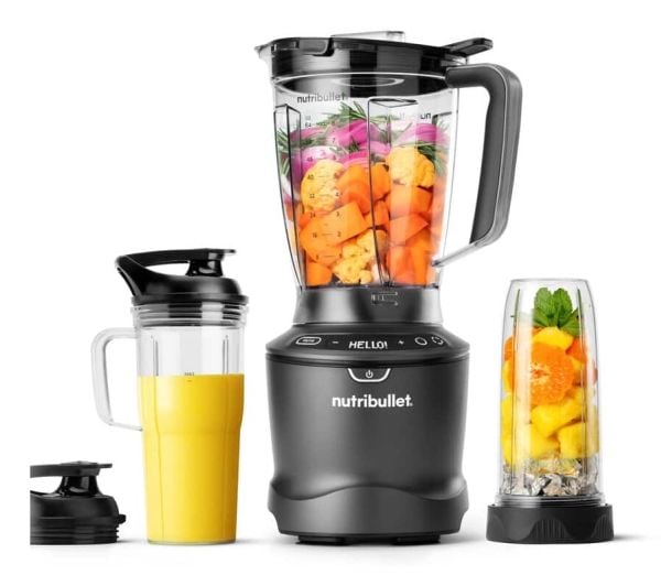NutriBullet NBF550DG SmartSense 1500 Combo - Mikser - 1.89 liter - 1.5 kW - mørk grå