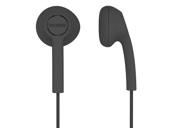 Koss KE5 - Hörlurar - öronknopp - kabelansluten - 3,5 mm kontakt - svart