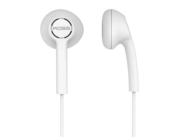 Høretelefoner Koss KE5W Stealth, in-ear, vit