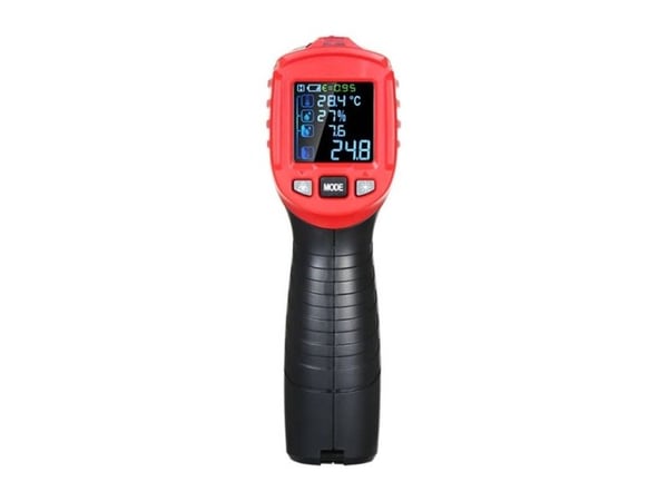 Laserpyrometer med fuktighetsmåler Habotest HT651D