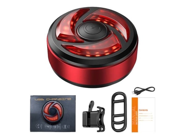 Superfire BTL02 - Sykkelbaklykt - LED - 3-modus - 3 W - rødt lys