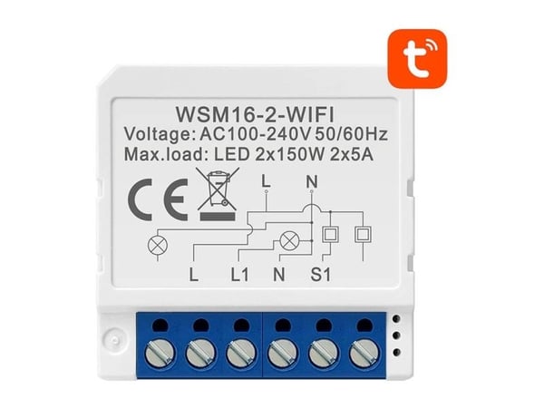 Avatto Smart Wi-Fi spylebryter Avatto WSM16-W2 TUYA