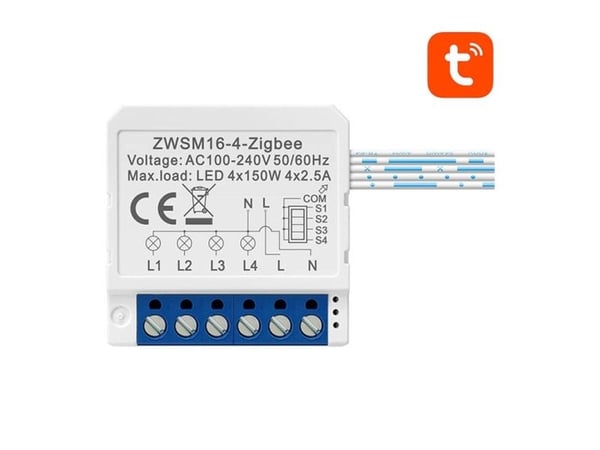 Avatto ZigBee smart bryter i innfelt/boks ZWSM16-W4 TUYA